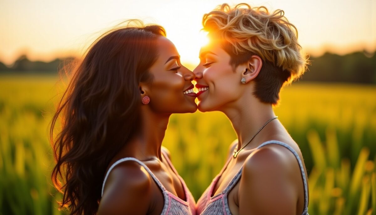 Bisou arc-en-ciel : Découvrez le Rainbow Kiss, ce qu'il signifie et ce qu'il implique chez l'adulte