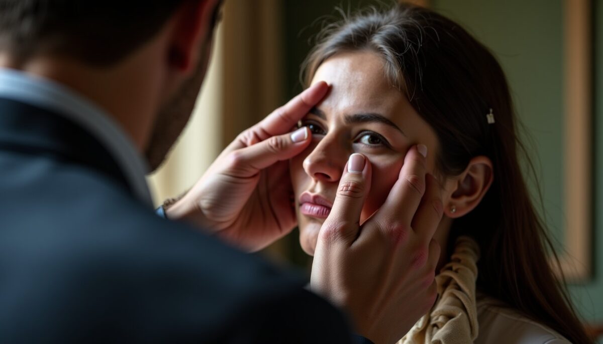 Les mains sur le visage : décryptage des gestes d’un homme posés sur une femme